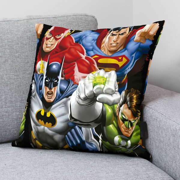 Cushion cover Justice League Action Multicolour 45 x 45 cm Online now