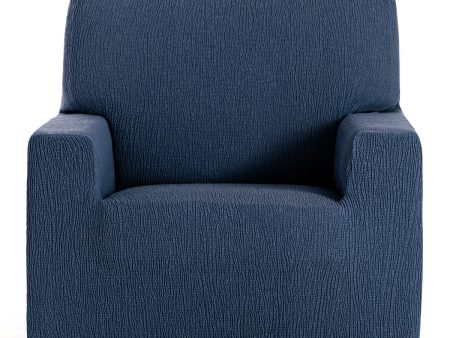 Armchair slipcovers Eysa TROYA Blue 70 x 110 x 110 cm on Sale