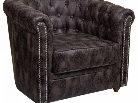 Armchair Alexandra House Living Brown 80 x 72 x 80 cm Upholstery Cheap