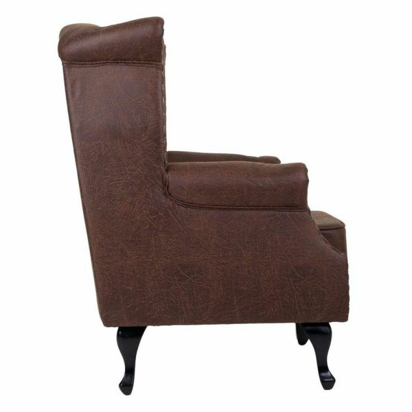 Armchair Alexandra House Living Black 84 x 86 x 84 cm Polyskin Cheap