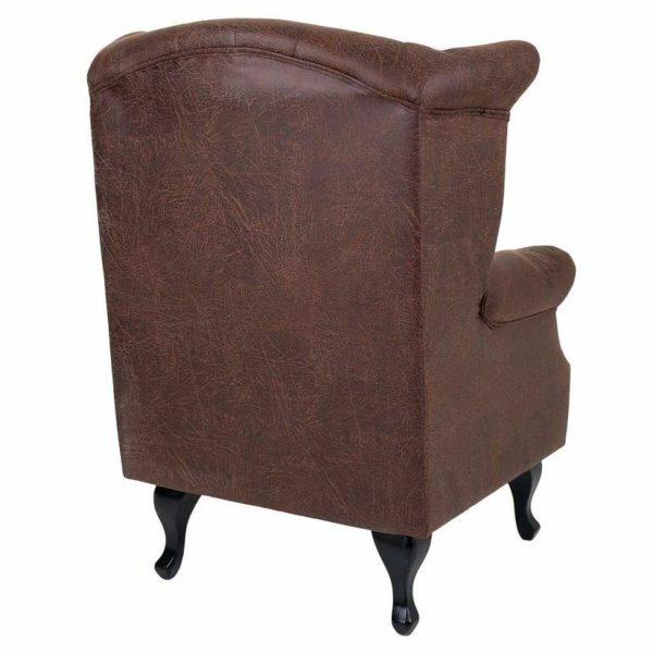 Armchair Alexandra House Living Black 84 x 86 x 84 cm Polyskin Cheap