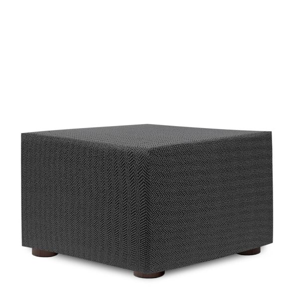 Pouffe cover Eysa JAZ Dark grey 100 x 65 x 100 cm Supply