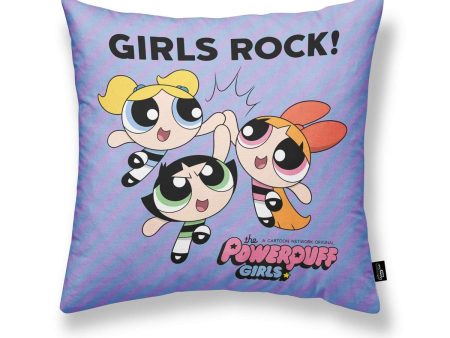 Cushion cover Powerpuff Girls Girls Rock A Multicolour Lilac 45 x 45 cm Online