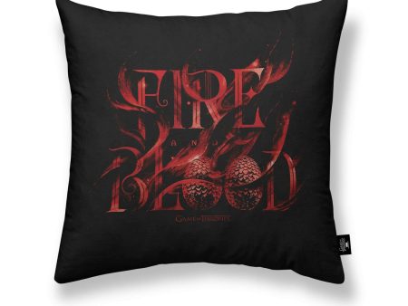 Cushion cover Game of Thrones Fire Blood A Multicolour 45 x 45 cm on Sale