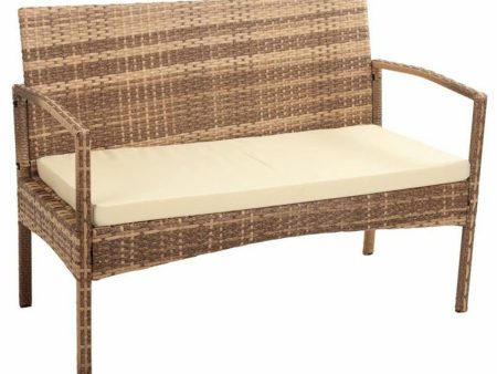 Bench Alexandra House Living Brown 55 x 85 x 110 cm Online Hot Sale