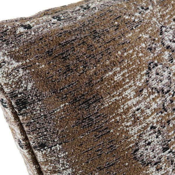 Cushion DKD Home Decor 8424001832477 Black Beige Light brown Squared Arab 45 x 12 x 45 cm For Cheap