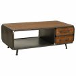 Centre Table Alexandra House Living Brown Metal Fir wood MDF Wood 64 x 46 x 120 cm Supply