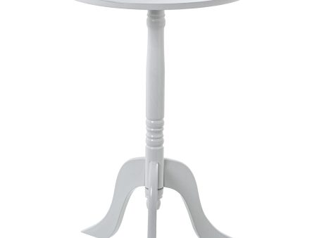 Side table Alexandra House Living White 30 x 54 x 30 cm Sale