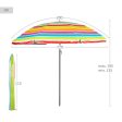 Sunshade Aktive 200 x 195 x 200 cm (6 Units) Online now