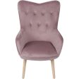 Armchair Alexandra House Living Pink 65 x 99 x 71 cm Discount