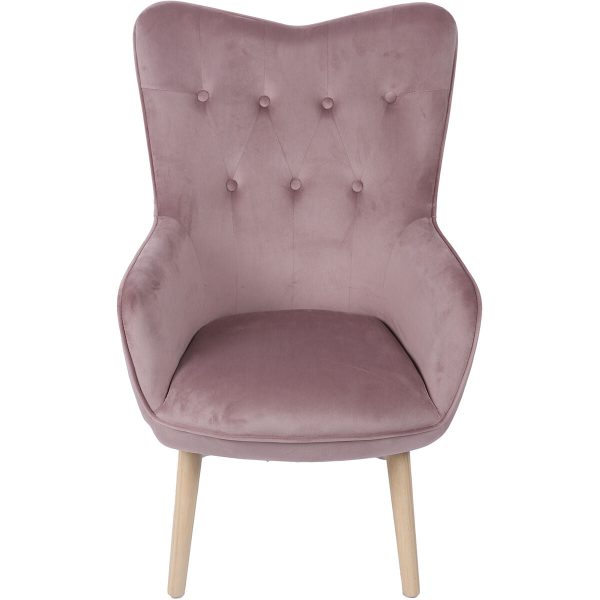 Armchair Alexandra House Living Pink 65 x 99 x 71 cm Discount