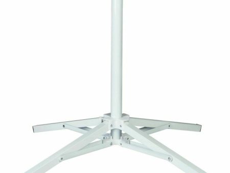 Base for beach umbrella Aktive White Metal 65 x 60,5 x 65 cm (6 Units) Sale