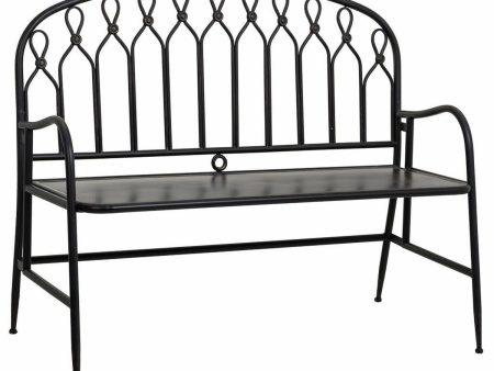 Bench Alexandra House Living Black Metal 56 x 98 x 118 cm on Sale