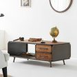 Centre Table Alexandra House Living Brown Metal Fir wood MDF Wood 64 x 46 x 120 cm Supply