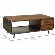 Centre Table Alexandra House Living Brown Metal Fir wood MDF Wood 64 x 46 x 120 cm Supply