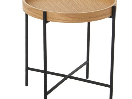 Side table Alexandra House Living Brown 43 x 45 x 43 cm For Cheap