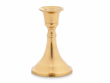 Candle Holder Golden Aluminium 5 x 11 x 9 cm (12 Units) Sale