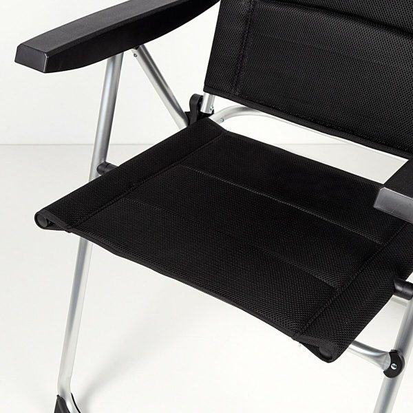 Beach Chair Aktive Deluxe Foldable Black 49 x 105 x 59 cm (2 Units) Fashion