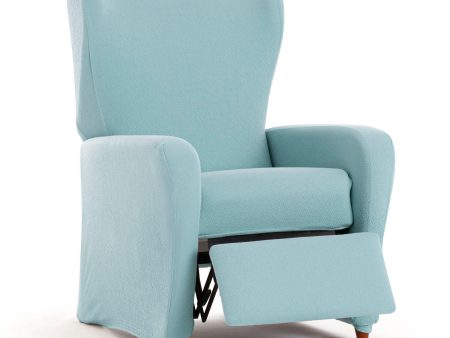 Armchair slipcovers Eysa BRONX Aquamarine 90 x 100 x 75 cm For Sale