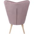 Armchair Alexandra House Living Pink 65 x 99 x 71 cm Discount