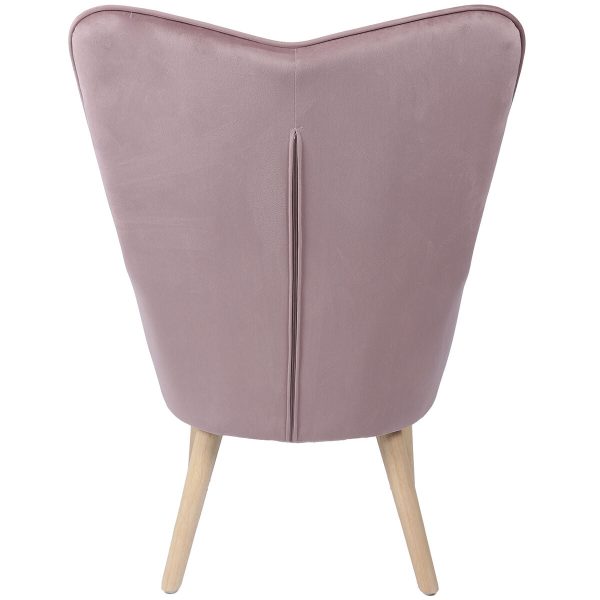 Armchair Alexandra House Living Pink 65 x 99 x 71 cm Discount