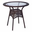 Table set with 2 chairs Alexandra House Living Brown For Cheap