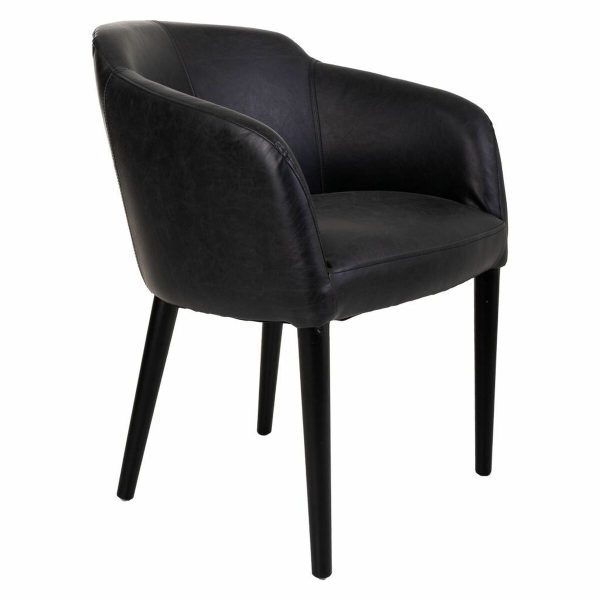 Armchair Alexandra House Living Black 60 x 82 x 62 cm For Cheap