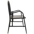 Bench Alexandra House Living Black Metal 56 x 98 x 118 cm on Sale