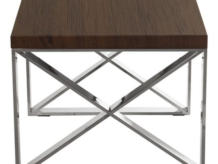 Side table Alexandra House Living Grey 50 x 43 x 50 cm Fashion