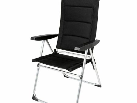 Beach Chair Aktive Deluxe Foldable Black 49 x 123 x 67 cm (2 Units) Online now