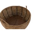 Set of Planters Home ESPRIT Brown Metal Fibre Tropical 34 x 33 x 15 cm Cheap