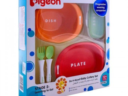 Pigeon Do-It-Myself Baby Cutlery Set Cheap