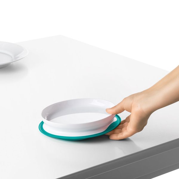 OXO TOT Stick & Stay Suction Plate - Teal Sale