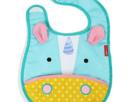 Skip Hop Zoo Tuck-Away Bib - Unicorn Discount