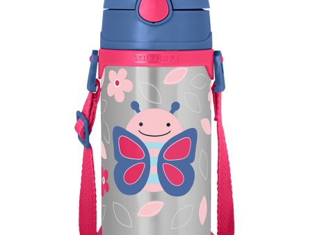 Skip Hop Zoo Insulated Stainless Steel Bottle - Butterfly Discount