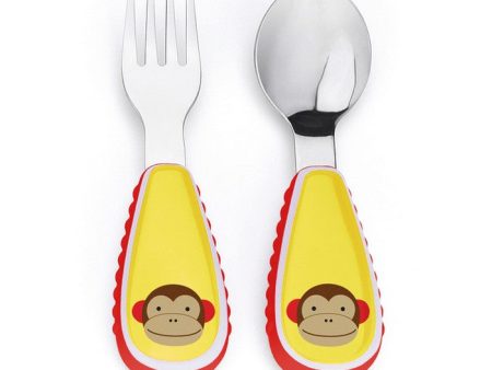 Skip Hop Zootensils Fork & Spoon - Monkey Online