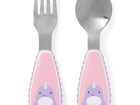 Skip Hop Zootensils Fork & Spoon - Narwhal For Cheap