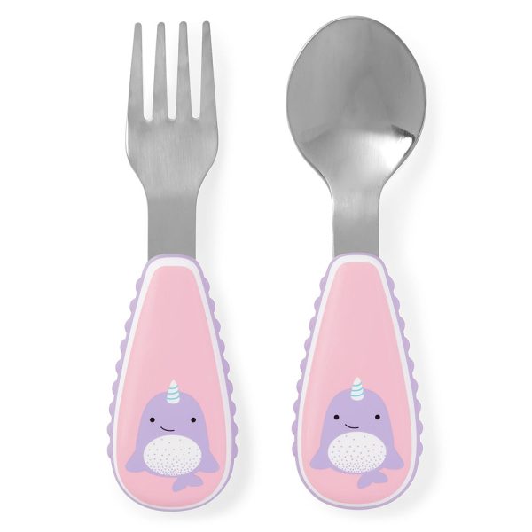 Skip Hop Zootensils Fork & Spoon - Narwhal For Cheap