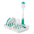 OXO TOT On-The-Go Drying Rack & Bottle Brush - Teal Supply