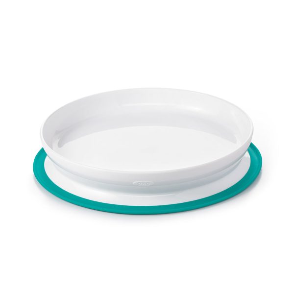 OXO TOT Stick & Stay Suction Plate - Teal Sale