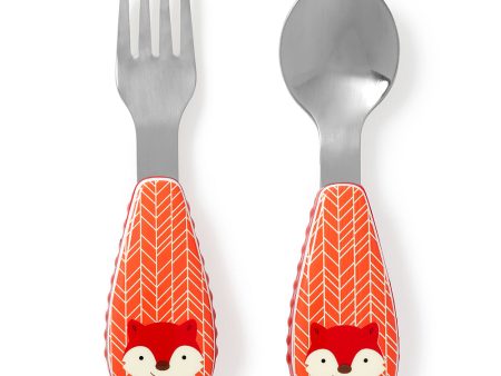 Skip Hop Zootensils Fork & Spoon - Fox Discount