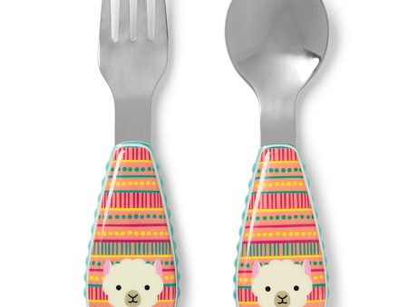 Skip Hop Zootensils Fork & Spoon - Llama Sale