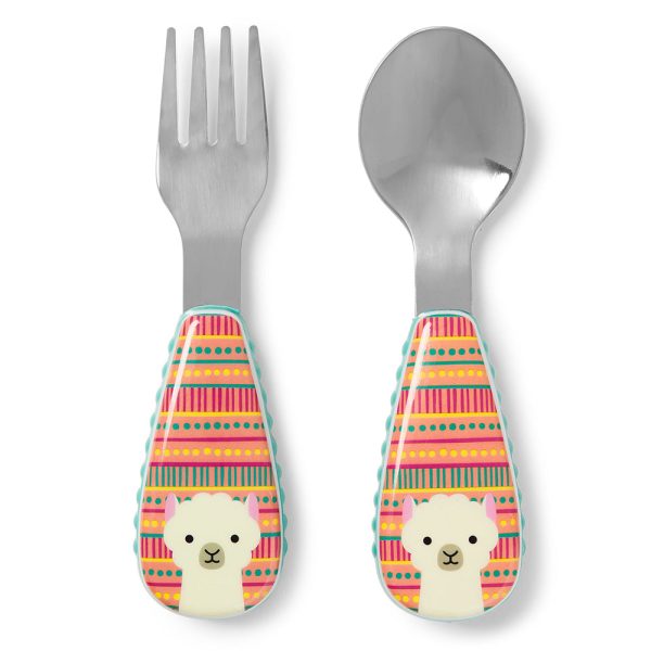 Skip Hop Zootensils Fork & Spoon - Llama Sale