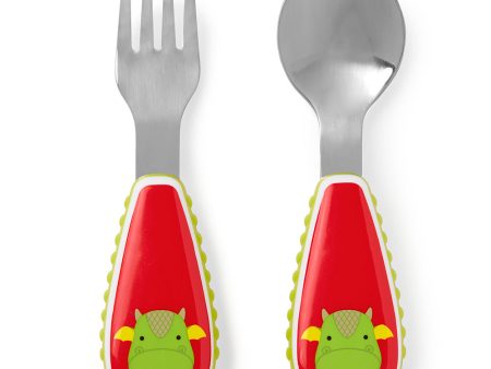 Skip Hop Zootensils Fork & Spoon - Dragon Online Sale