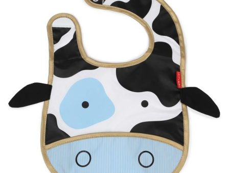 Skip Hop Zoo Tuck-Away Bib - Cow Cheap