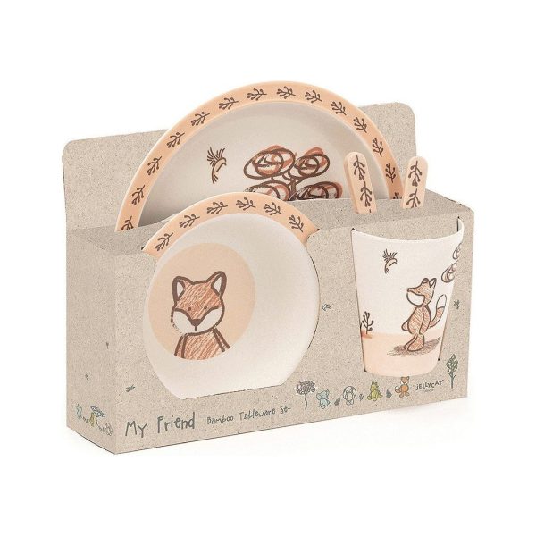 JellyCat My Friend Fox Bamboo Set Discount